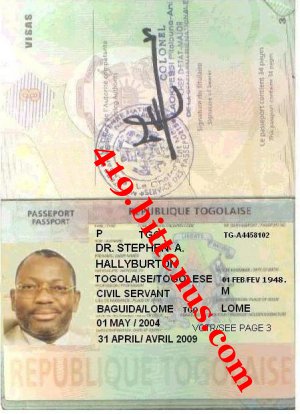 My intl passport dr stephen a hallyburton